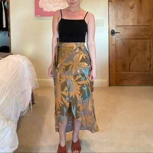 Tropical Wrap Skirt